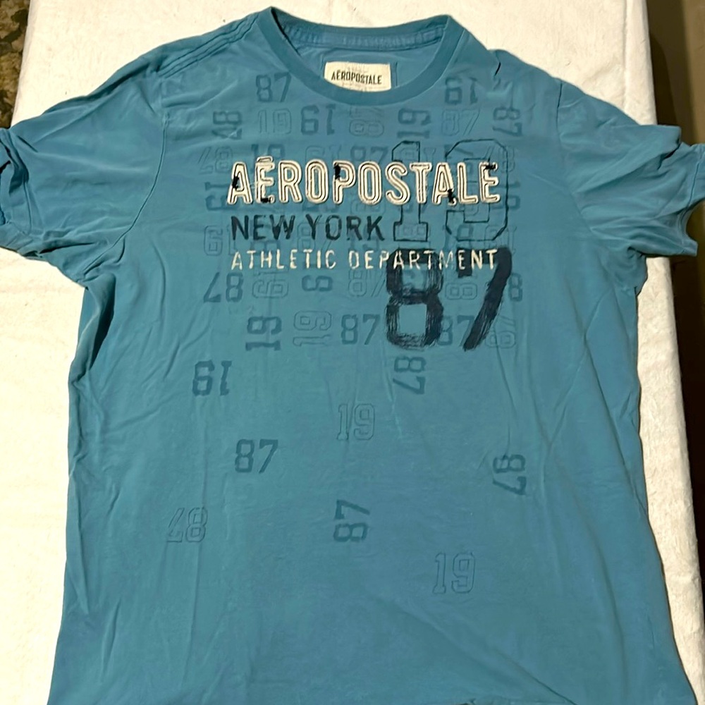 Aeropostale Men’s XXL Blue Short Sleeve Tshirt